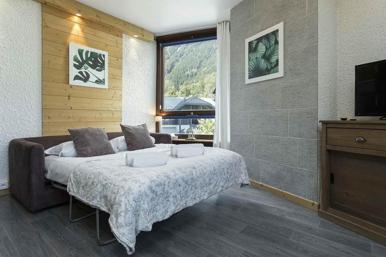 Apartment Beausite - Alpes Travel - Central Chamonix - Sleeps 2-4 Bagian luar foto